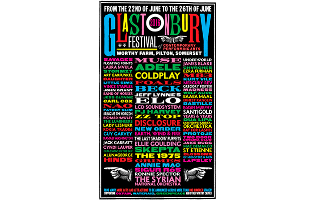 Glastonbury Festival 2016 Full Line Up Announced Uncut