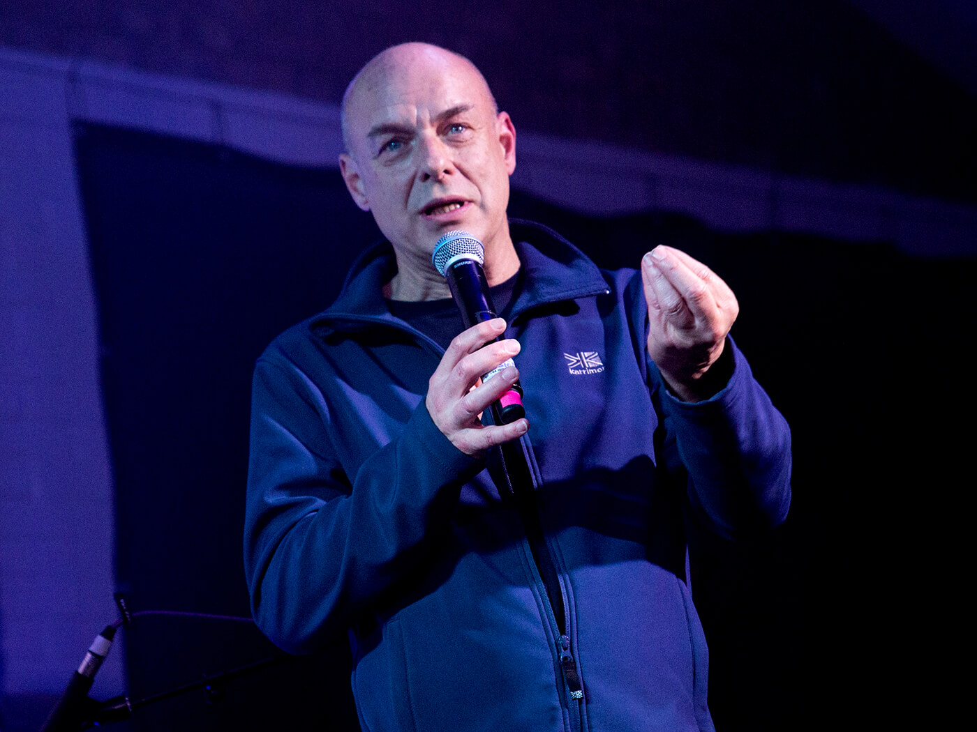 Hear Brian Eno’s sarcastic election song