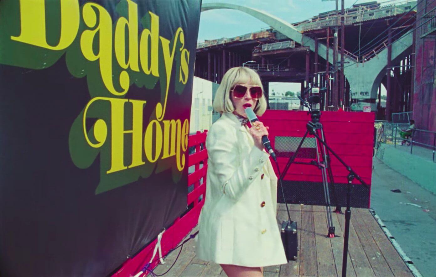 St. Vincent is a one-woman street parade in new “Daddy’s Home” video