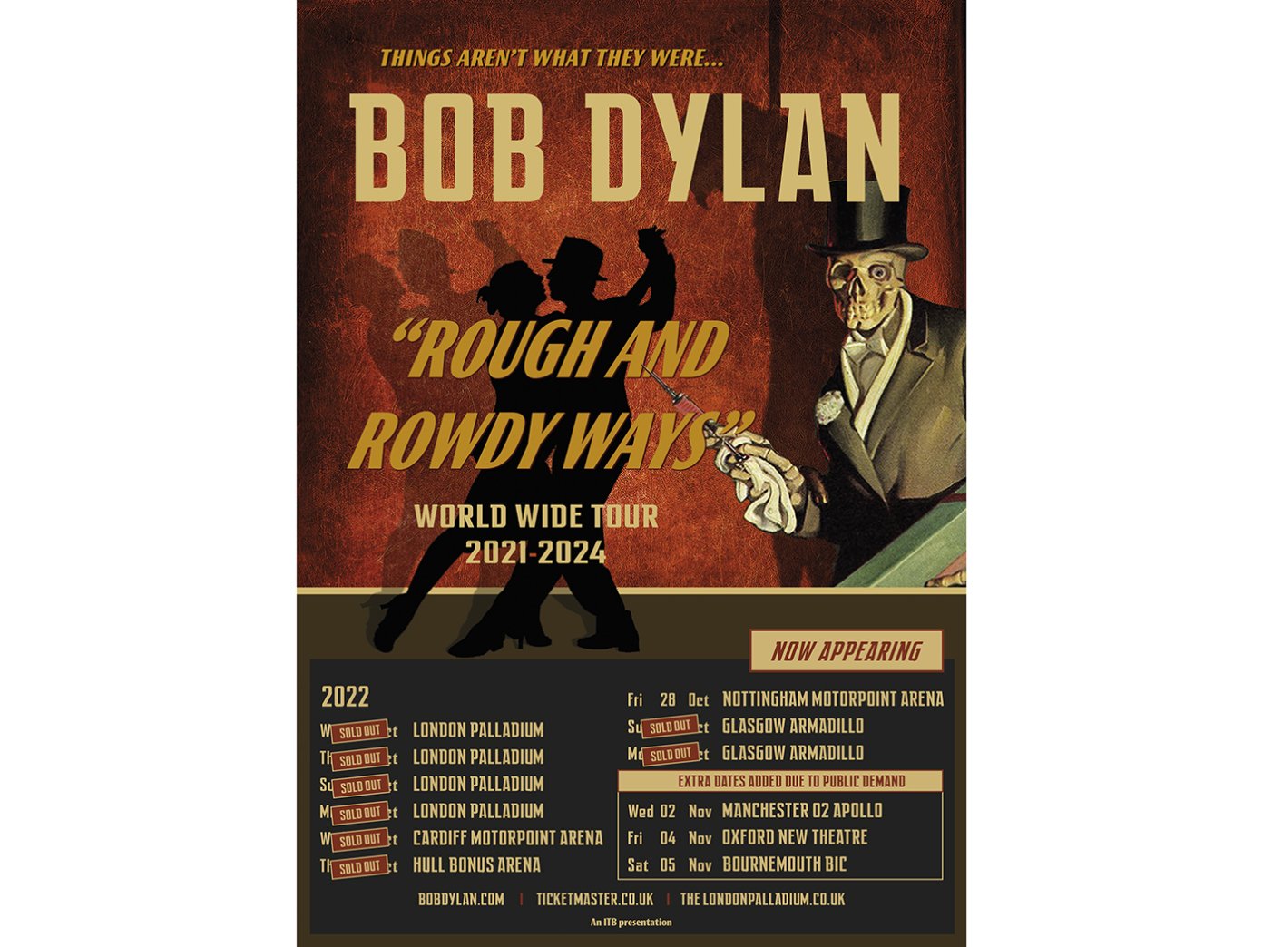 Bob Dylan adds new dates to UK tour UNCUT