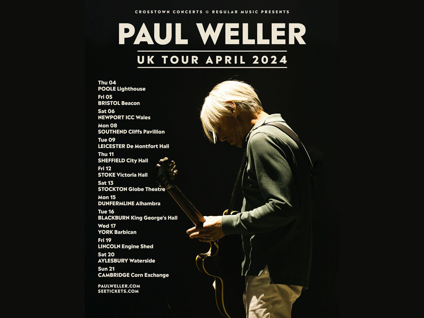 Paul Weller Tour Dates 2024 Collie Madella