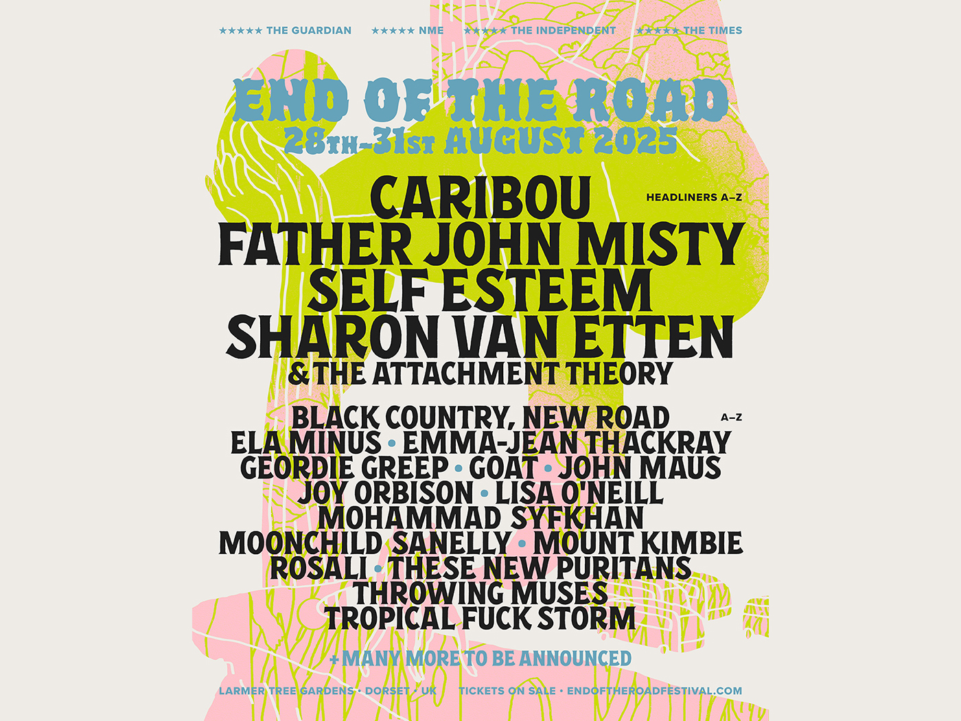 Father John Misty, Sharon Van Etten and Caribou to play End Of The Road 2025